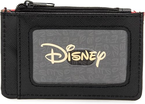Miniatura 3 de Buckle-Down, Disney - Cartera para mujer con 3 ranuras para tarjetas, 1 cremallera para monedas, 1 ranura para identificación con ventana, 4.5 x 3.0