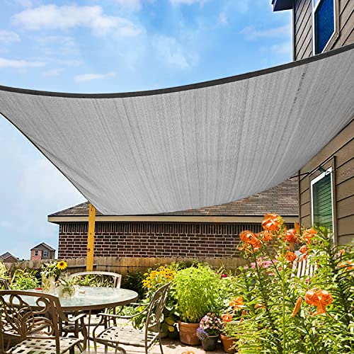 Amagenix Sun Shade Sails Canopy, Gray Rectangle Outdoor Shade Canopy 8' X 10' Uv Block Canopy For Outdoor Patio Garden Backyard #TOP4