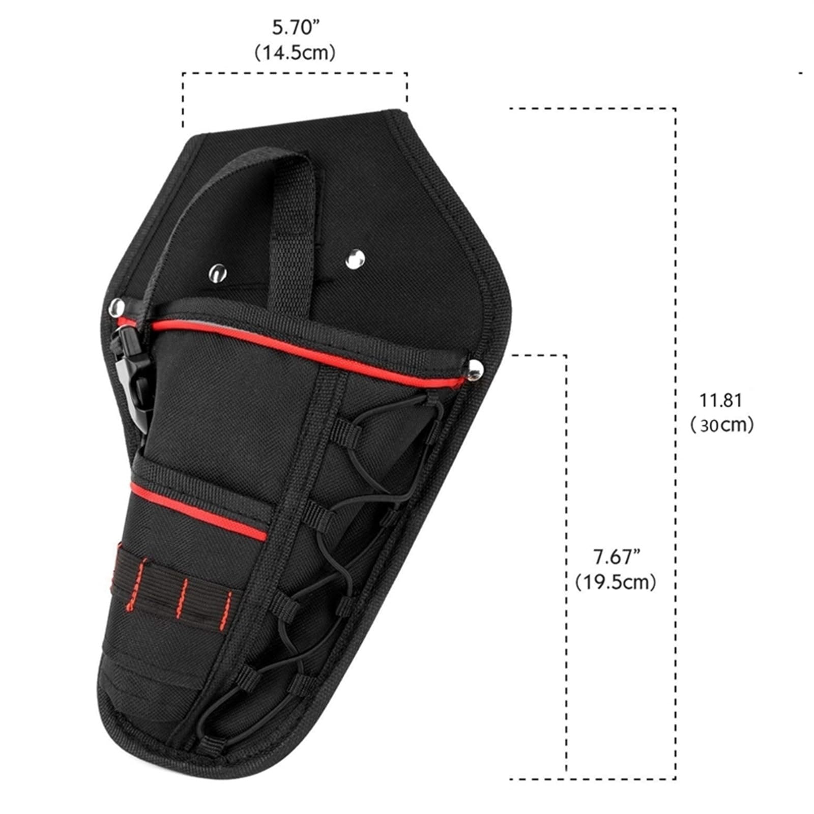 Bolsa de herramientas para cinturón, cinturón de bolsillo para múltiples herramientas, bolsas de herramientas, funda para taladro, resistente al agua, soporte para taladro, bolsa para herramientas e
