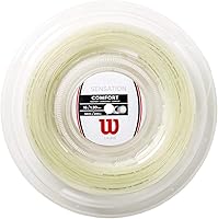 Vista 16 de Wilson Sensation - Juego de cuerda para raqueta de tenis y carrete de 200 m Blanco