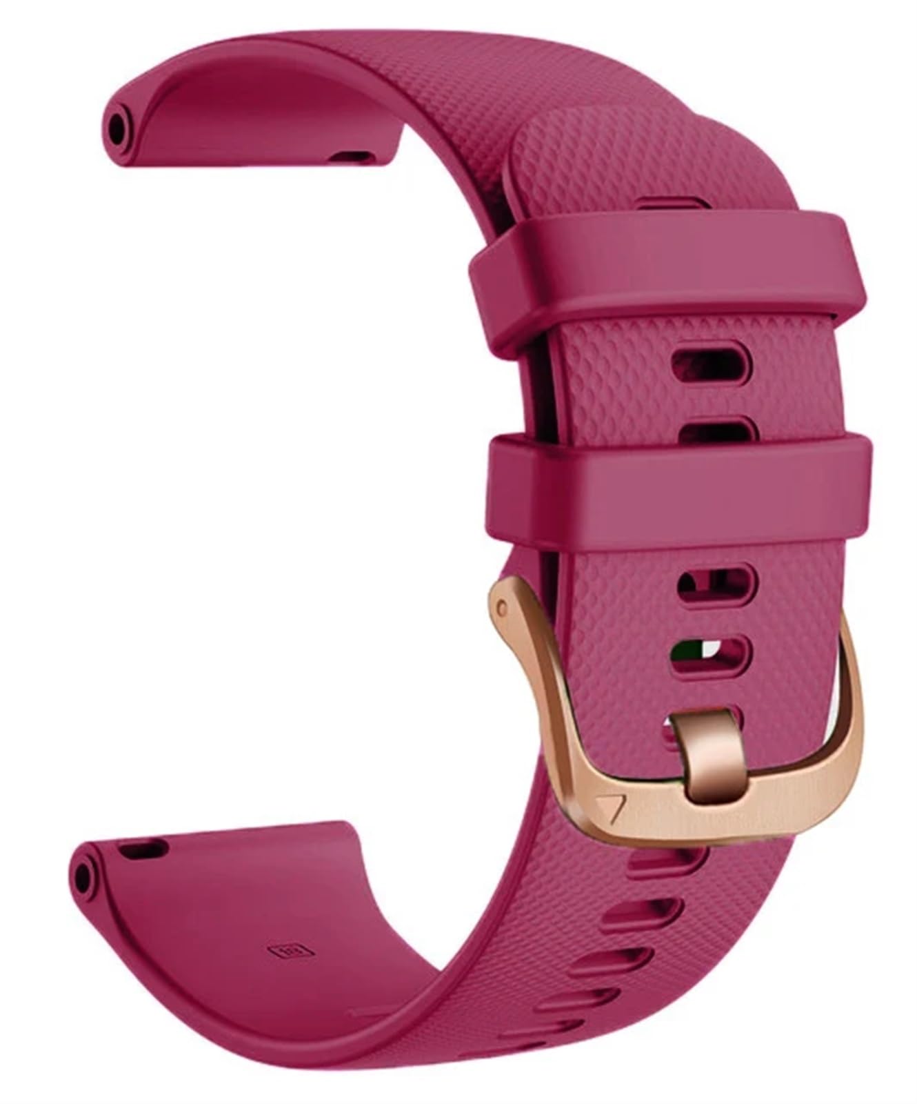 Bracelet silicone fuchsia 20mm étanche et souple pour Garmin Venu SQ