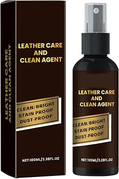 Leather Jacket Care Cleaner, Sofa Leather Leather Coat Stain Cleaning Maintenance Refurbishment Cleaner 3.38FL OZ