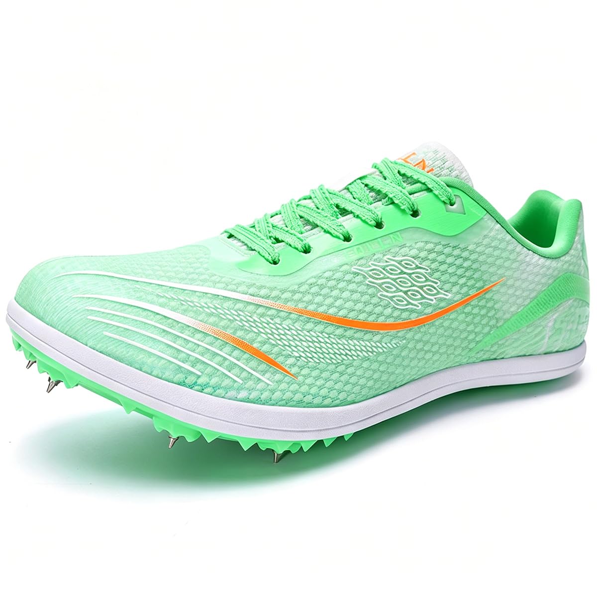 Hombre y Mujer Zapatillas De Atletismo con Clavos Zapatillas de Correr Zapatos De Carreras Y Salto para Sprint Competición Niños Y Niñas