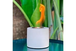 Concrete Outdoor Cylinder Fire Pit