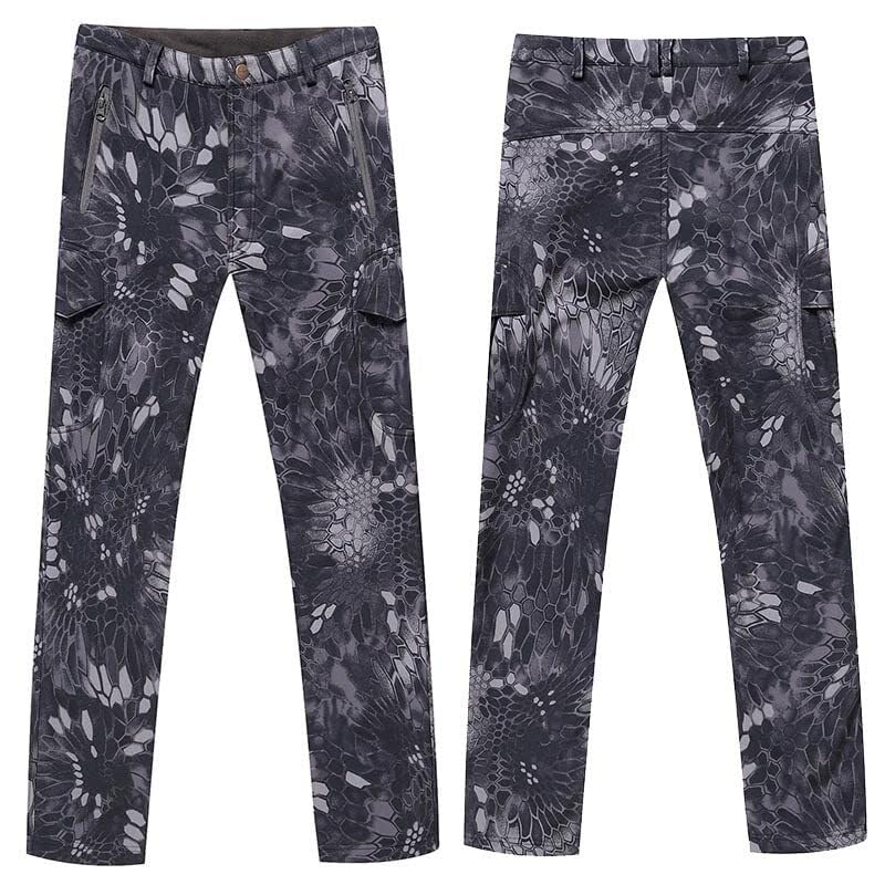 Taktisches Camouflage Softshell Hoody Jacke Mantel Hose Bekleidungsset
