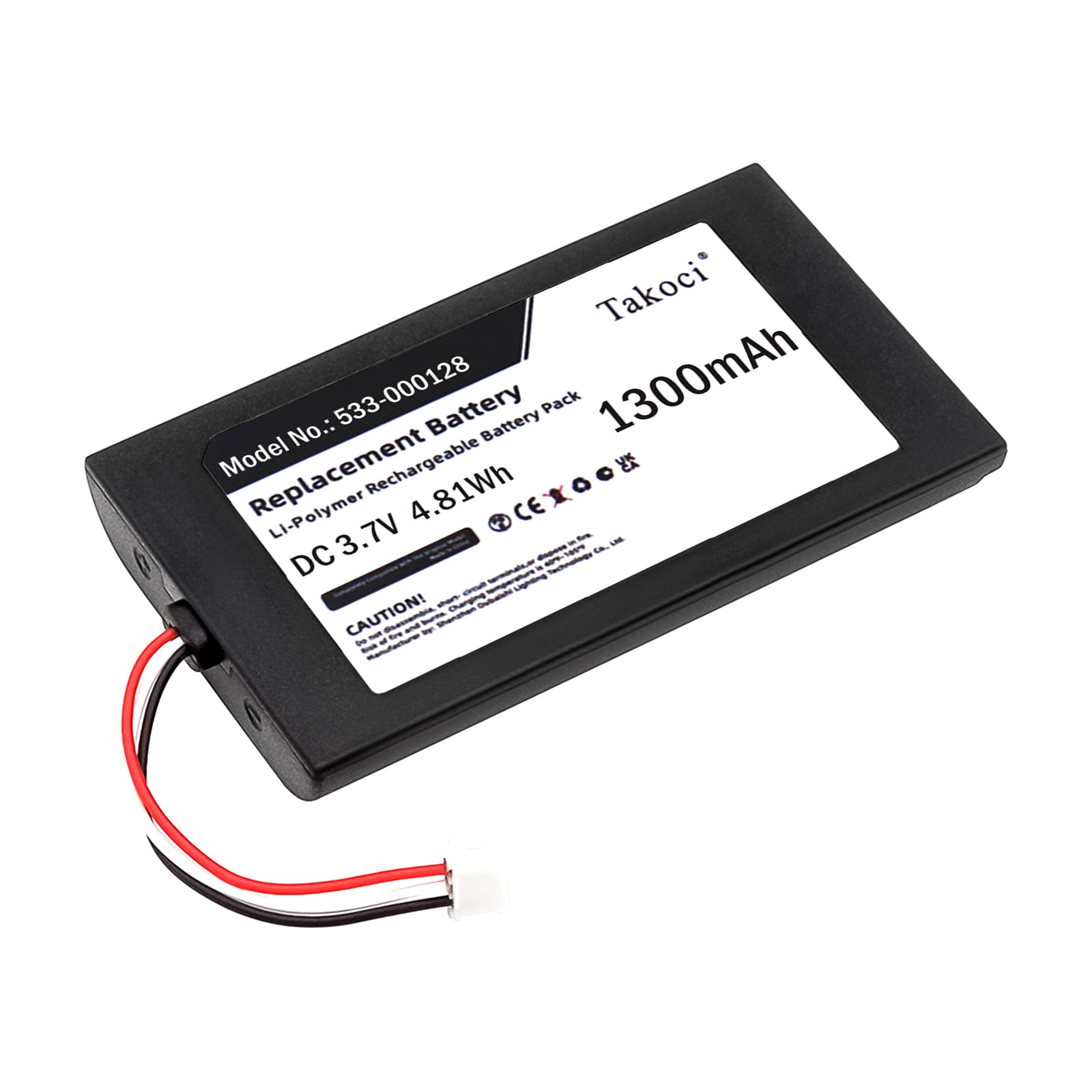 Batería de repuesto de 1300 mAh para mandos a distancia Harmony 950 Elite 915-000257 915-000260, número de pieza 533-000128 623158