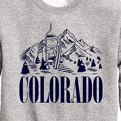 HYBRID APPAREL - Peanuts - Colorado Charlie Brown - Toddler and Youth Crewneck Fleece Sweatshirt3