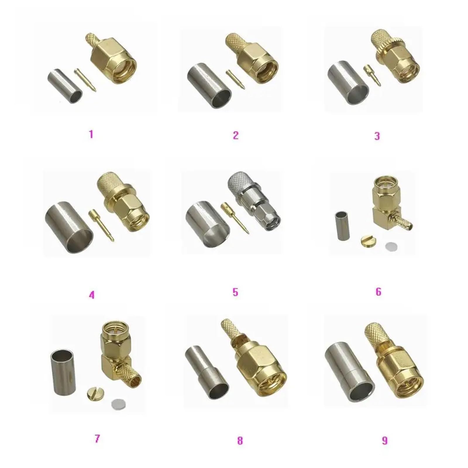 M12A-04BMMA-SL8001 Circular Connector Receptacle, 4 Position Male Pins Solder Cup :RoHS