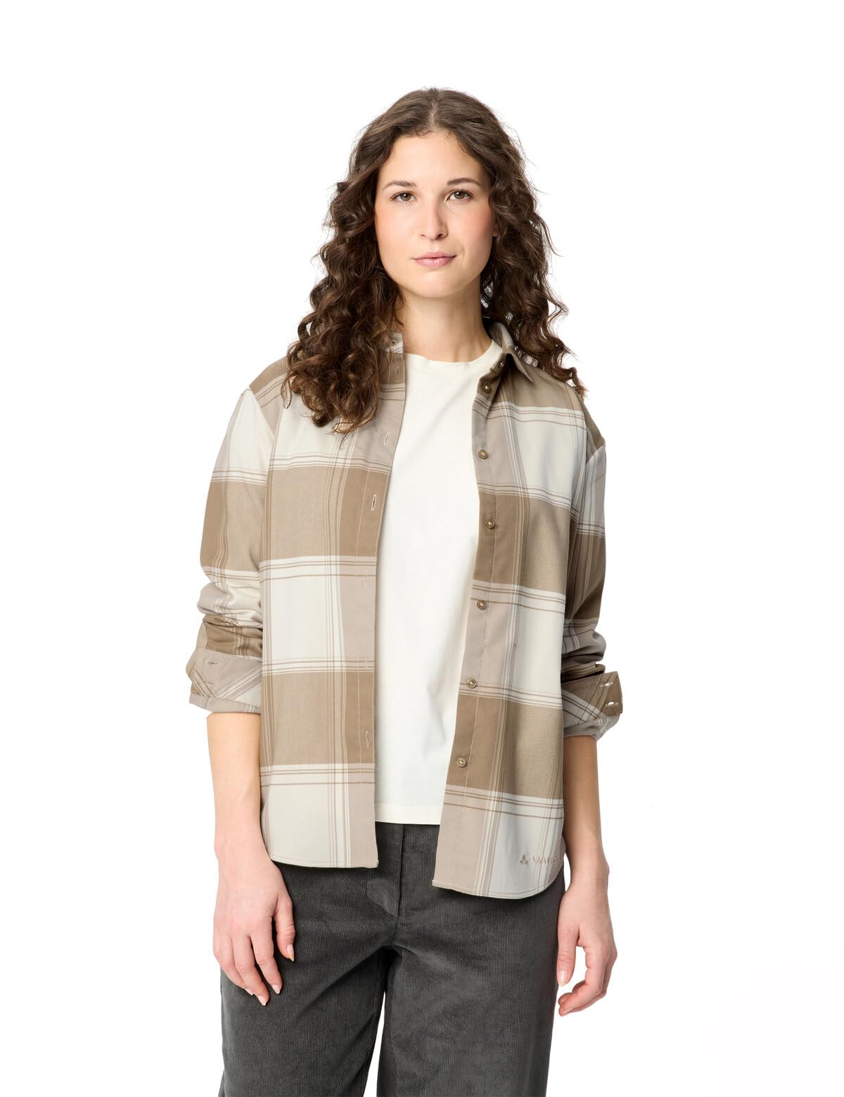 Women's Farsund Long Sleeves Shirt III, miejska flanelowa bluzka koszulowa dla kobiet, ciepła i wygodna