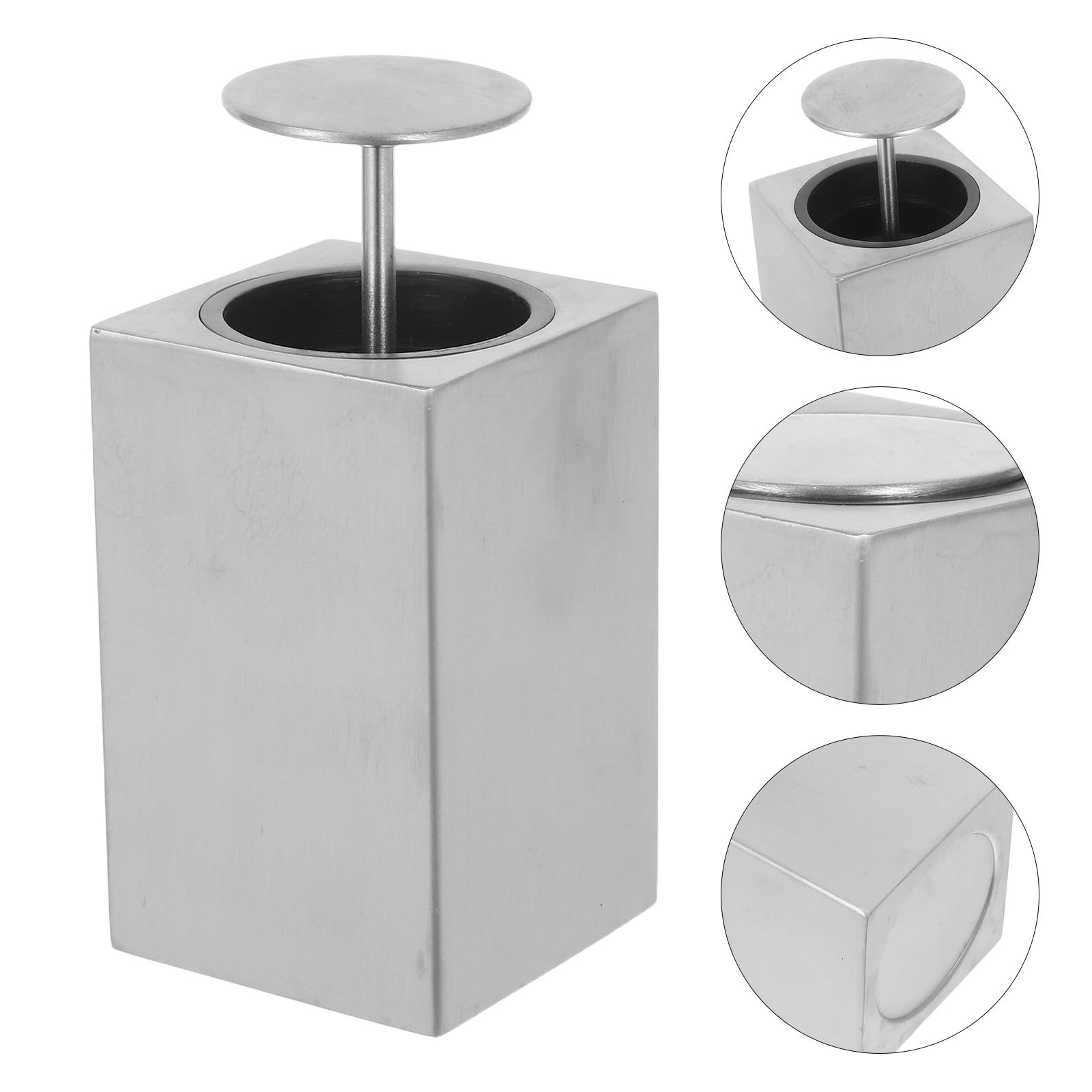 Dispensador Portátil y Estilo Elegante para Palillos de Dientes de Acero Inoxidable Gran Capacidad y Diseño Europeo Moderno para Uso en Cocina