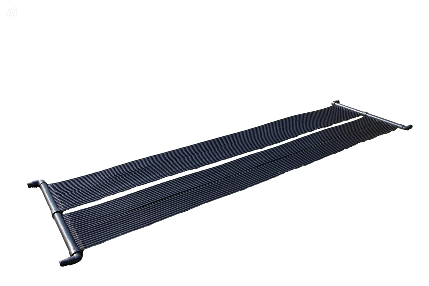HST Poolheizung Sonnenkollektor 300 x 82 cm 44 dünne Schläuche EPDM Solarheizung beliebig erweiterbar auch für Salzwasser 32/38 mm Anschlüsse für alle Pools geeignet