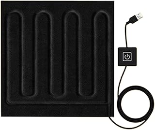 Almohadilla calefactora eléctrica - Almohadilla calefactora de viaje, almohadilla térmica para el cuerpo | Almohadilla térmica eléctrica de tela USB con 3 modos de calentamiento, almohadilla térmica