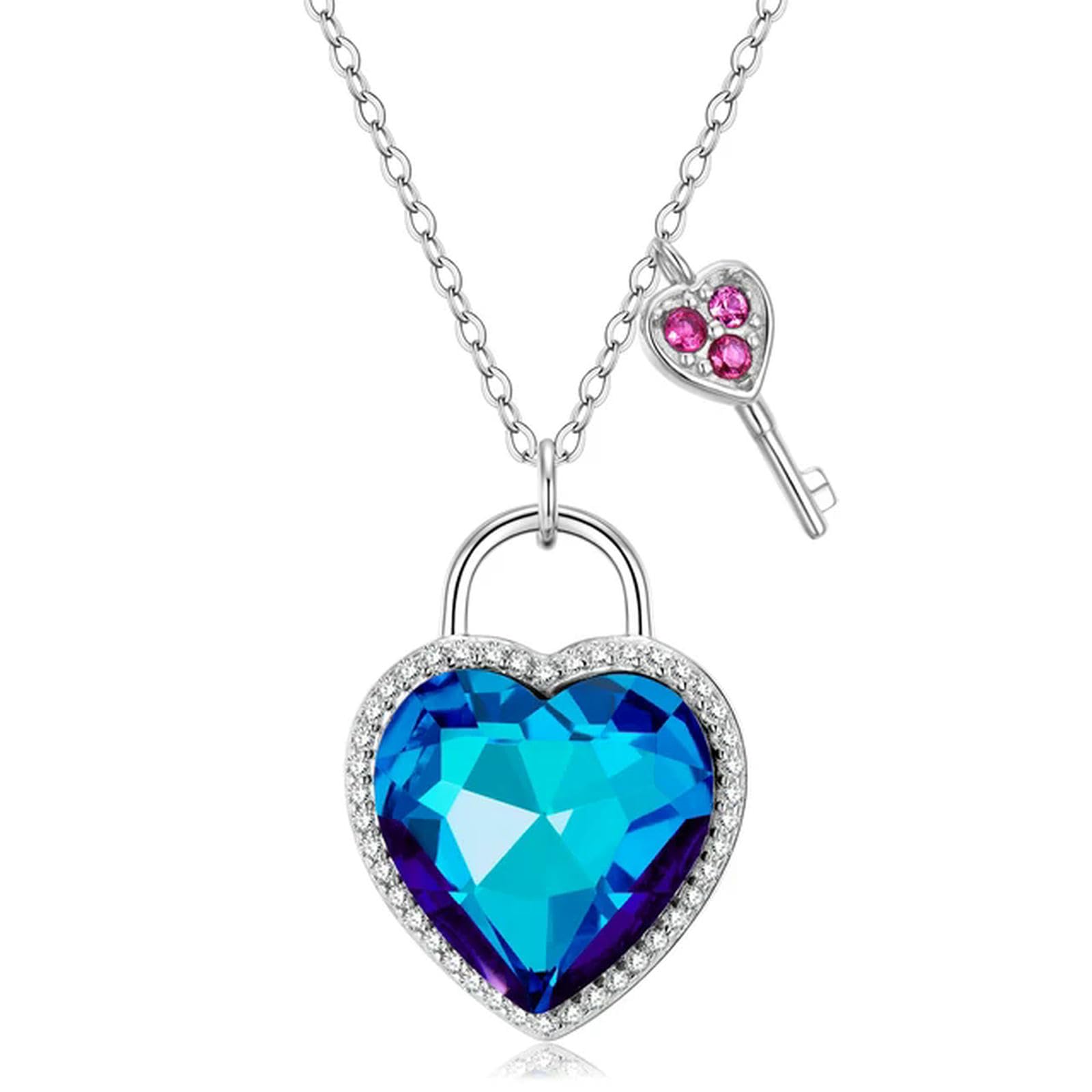 Weav Collares Con Colgante De Flecha Y Calavera Para Mujer, De Plata De Ley 925 Auténtica, Delicada Llave Y Cerradura, Regalo De Joyería De Plata