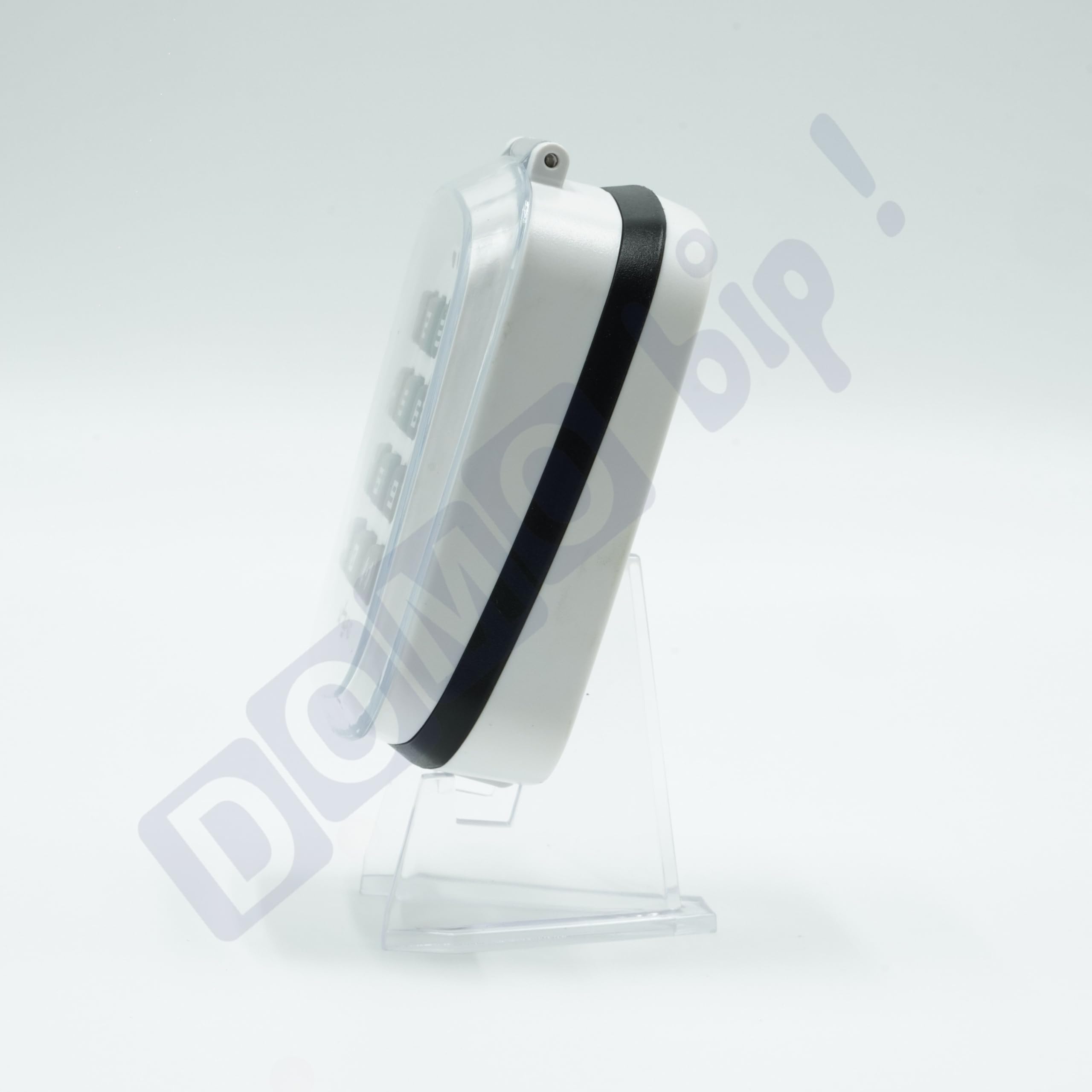 WHY PAD 8991007 - Clavier à code radio universel blanc pour motorisation portail & garage - Multi-fréquence 433/868 MHz - Code fixe et tournant + 1 Porte clés DOMOBIP (BLANC, WHY PAD UNIVERSEL)