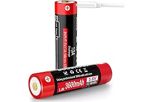 Streamlight 2LX Rechargeable Battery 3.7V 3600mAh for Streamlight X Series Flashlights 2-Pack