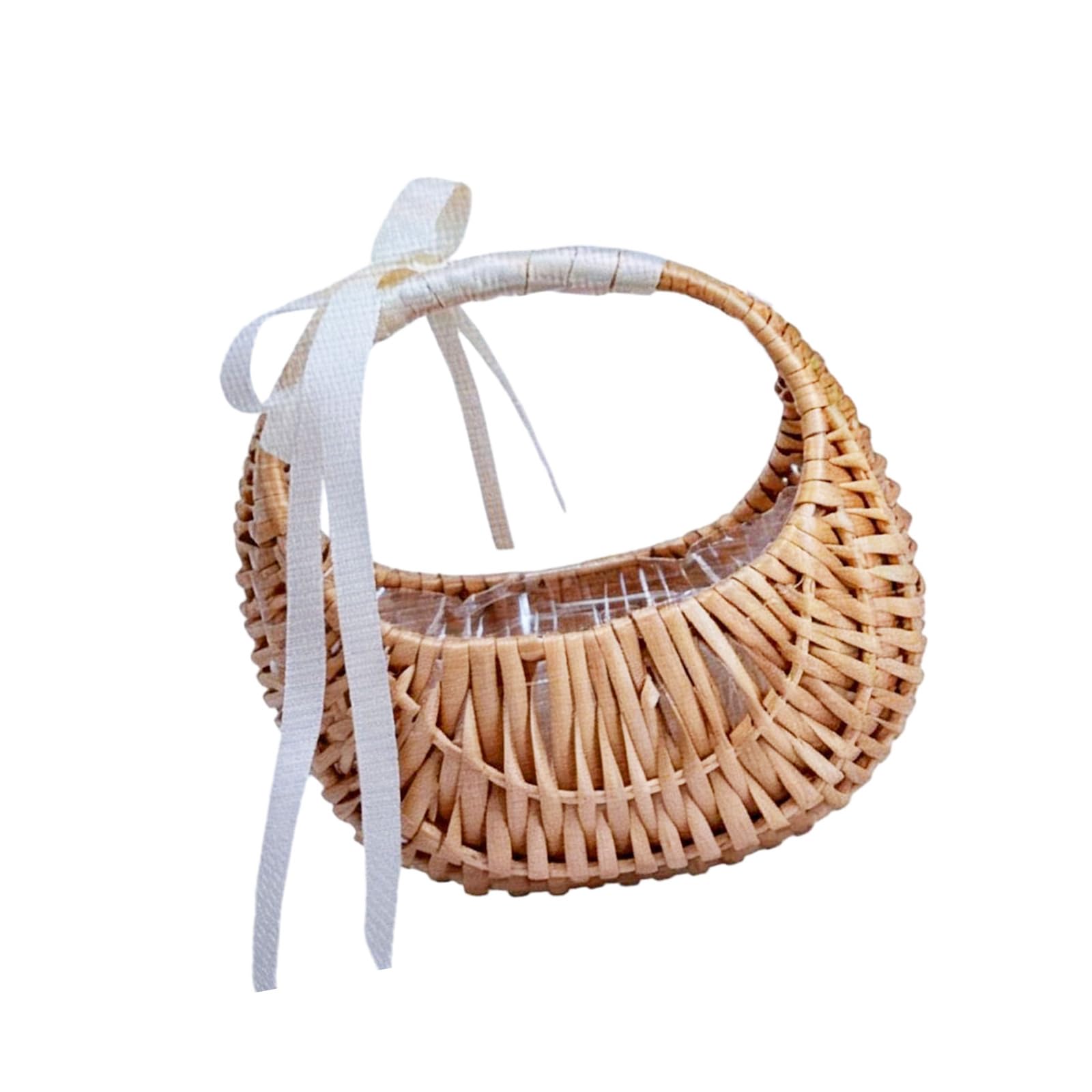 our fave Farmhouses Handwoven Storage Basket Multipurpose As Home Accent and Practical Organizers Tabletop Flower Vase