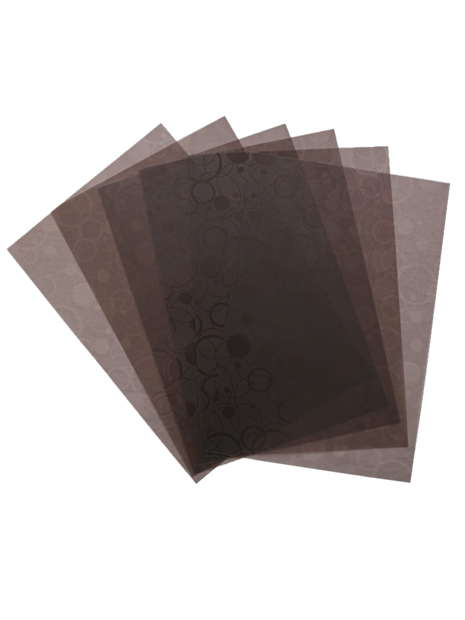 Kuber Industries 6 Pieces PVC Dining Table Place Mats (Brown) 13