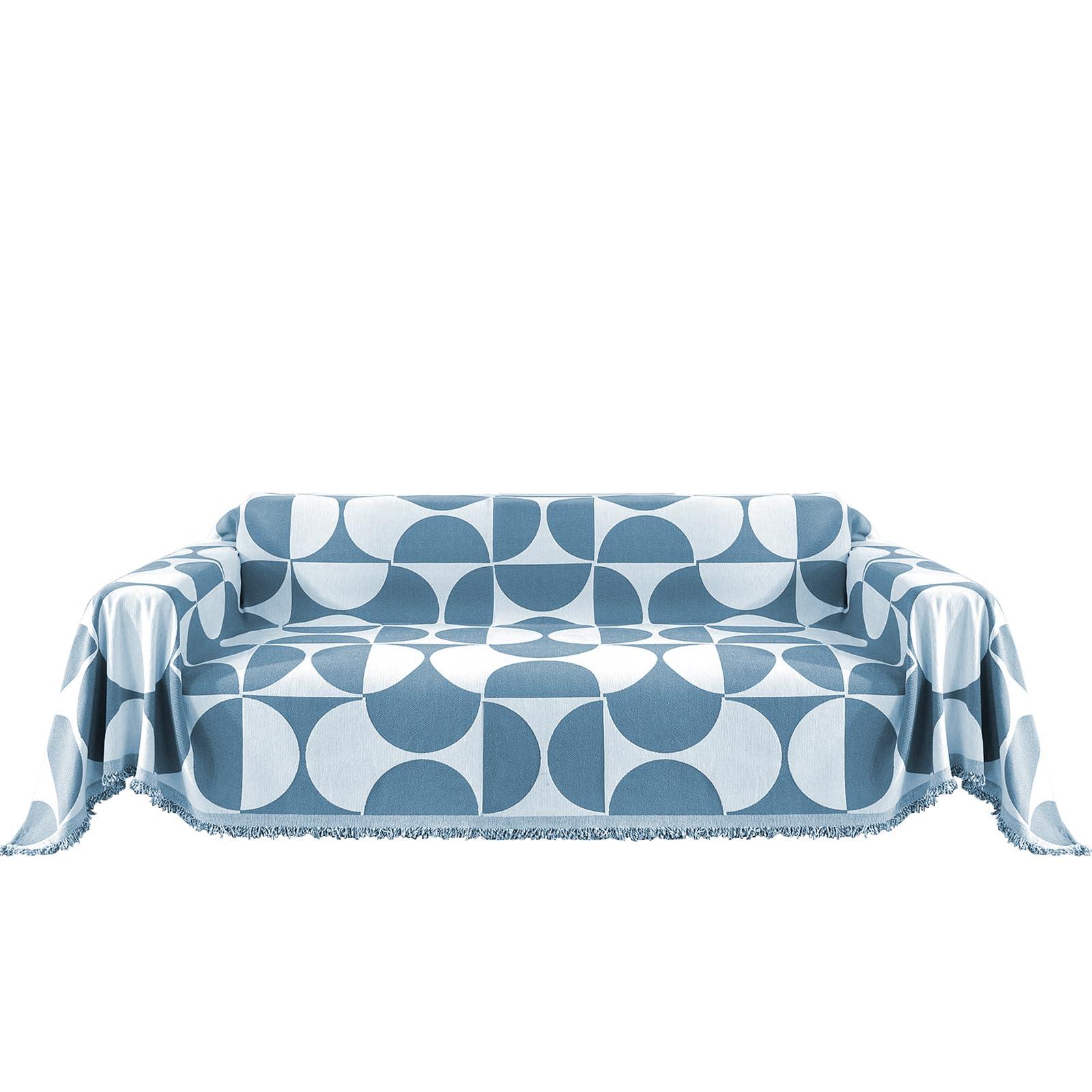 Ystyle Cubre Sofa - Funda Sofa 3 Plazas, 180x340 CM, Funda para Sofa Universal, Manta Cubre Sofa, Tela Cubre Sofa, Fundas De Sofa Anti Gatos, Protector Sofa, Ajustables Sofa Cover, Azul