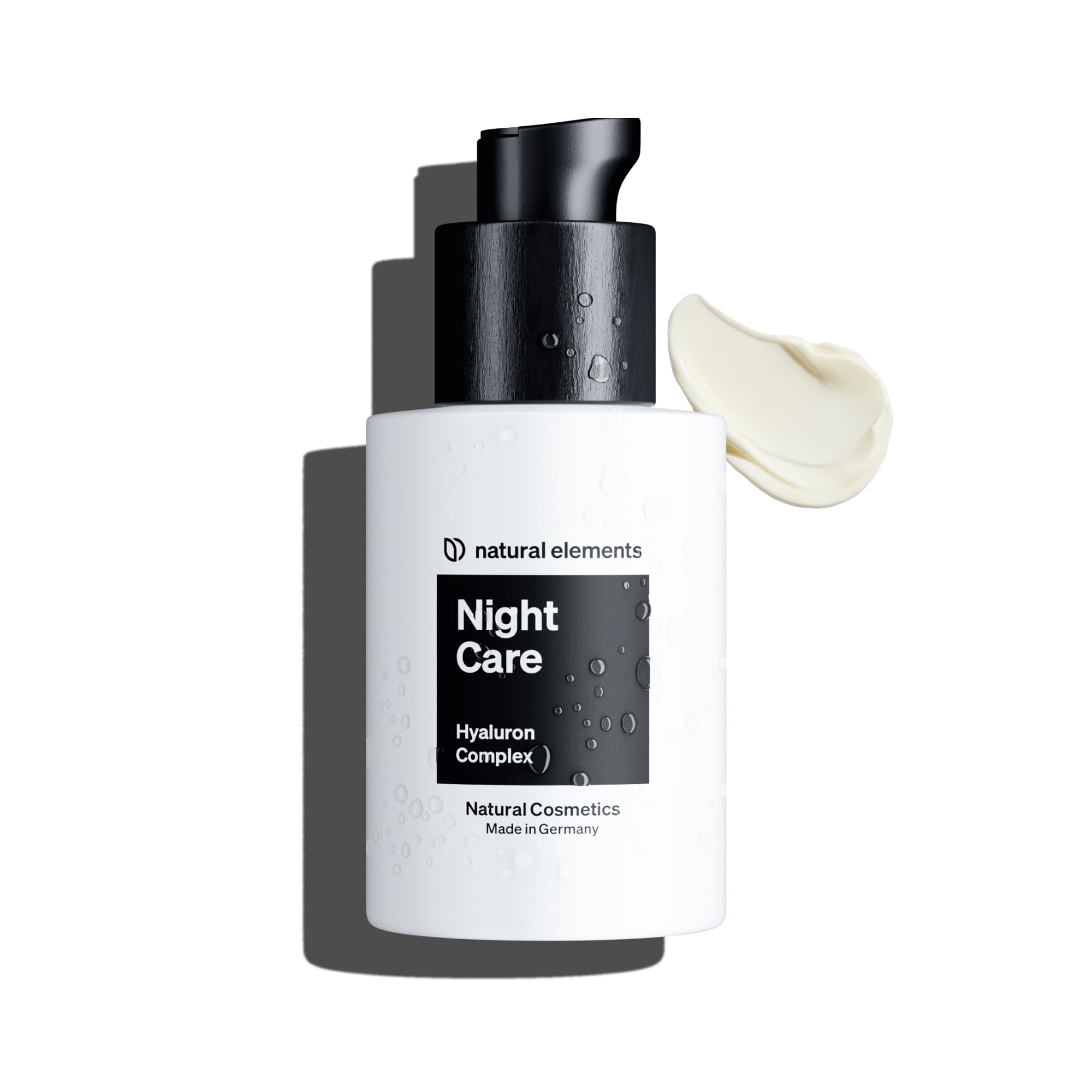 Night Care – crema hidratante de 50 ml – crema de noche con hialurón, glicerina, lípidos y ceramidas – regeneración, antienvejecimiento – probada en laboratorio y producida en Alemania