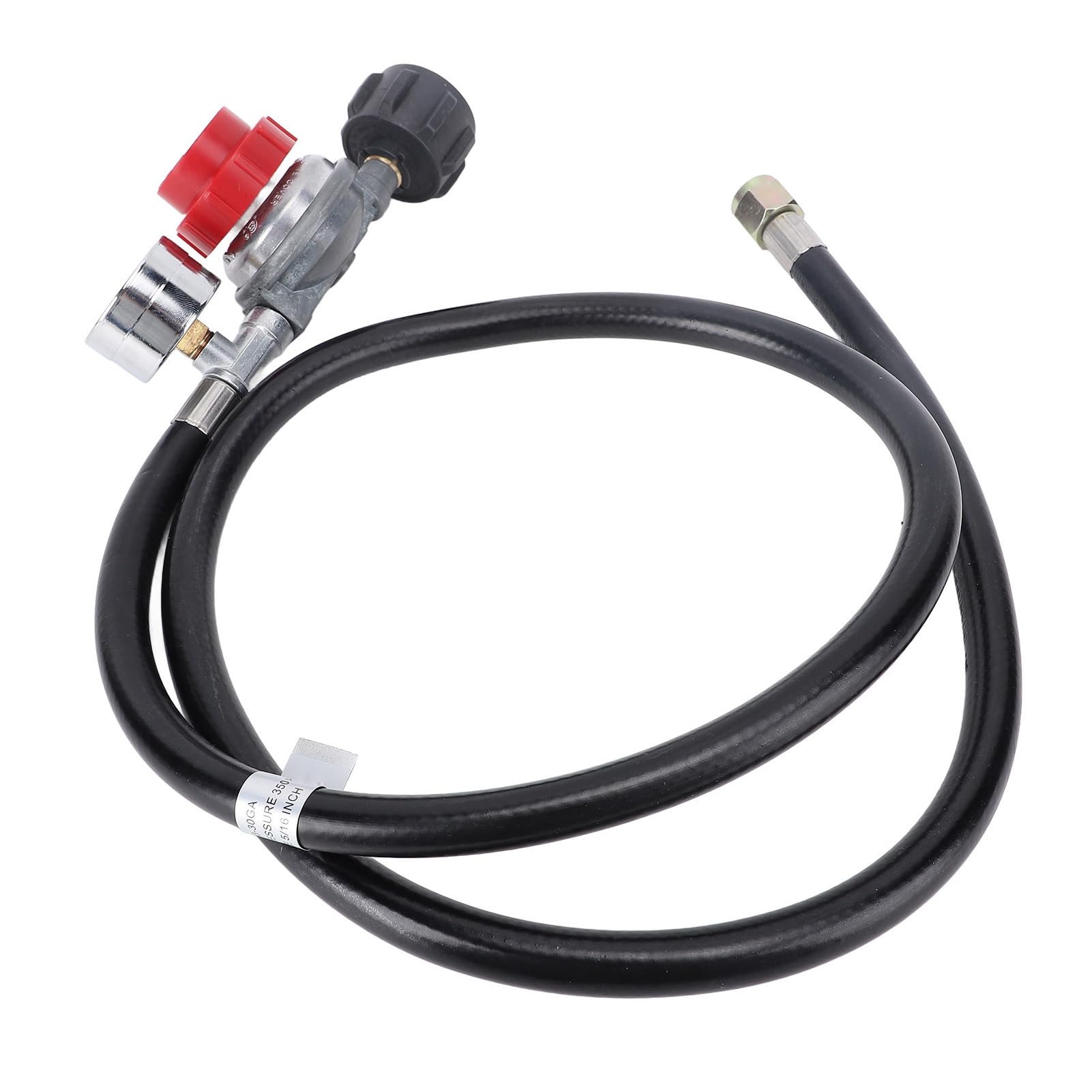 Regolatore di gas ad alta pressione Regolabile 0 a 30 psi per griglie friggitrici 130.000 BTU/ora capacità di 4 piedi