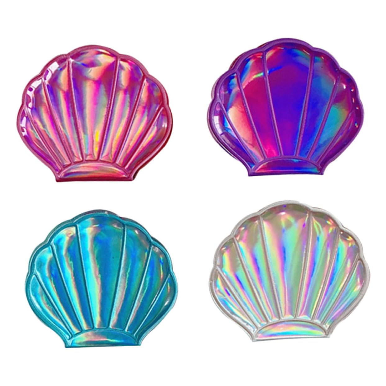 Miroir de poche pliable : pack de 4 miroirs compacts et légers pour retouches express