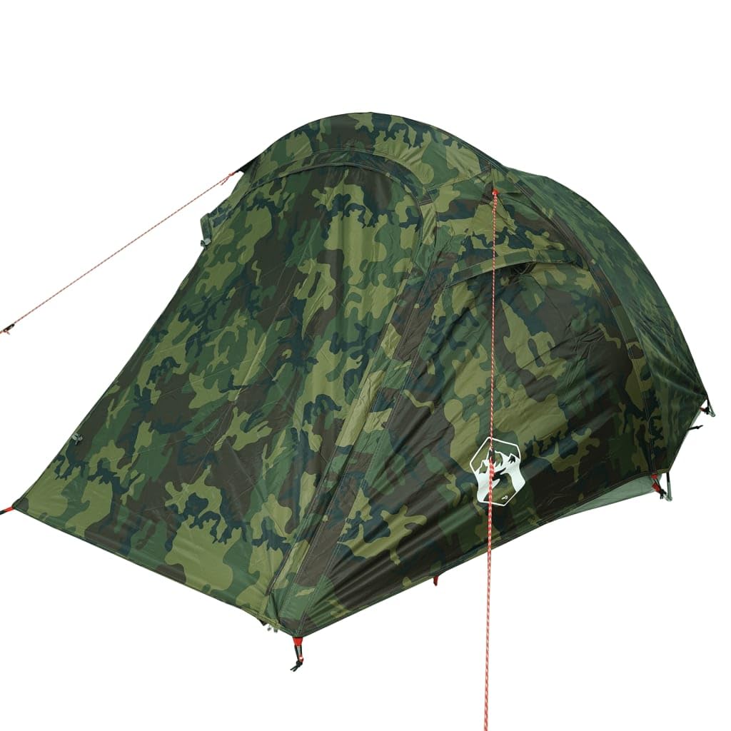 Homgoday Tente de Camping à Tunnel pour 3 personnes Camouflage Imperméable, Tente de Camping, Tente de Plage, Tente de Randonnée