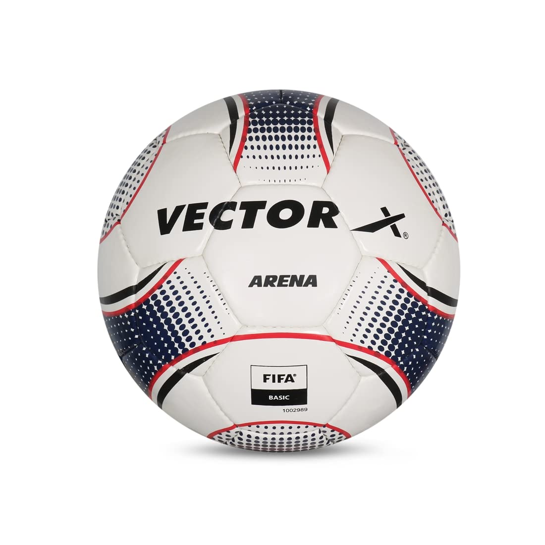 Vector X Arena Soft Shiny PU Hand Stitched FIFA Basic|Training |Match |Sports |Playing |Practice|Indoor & Outdoor Ball|Durable & Water-Resistant|Official Size-5 Soccer Football|Color - White-Red (B088NSC33L) Amazon Price History, Amazon Price Tracker