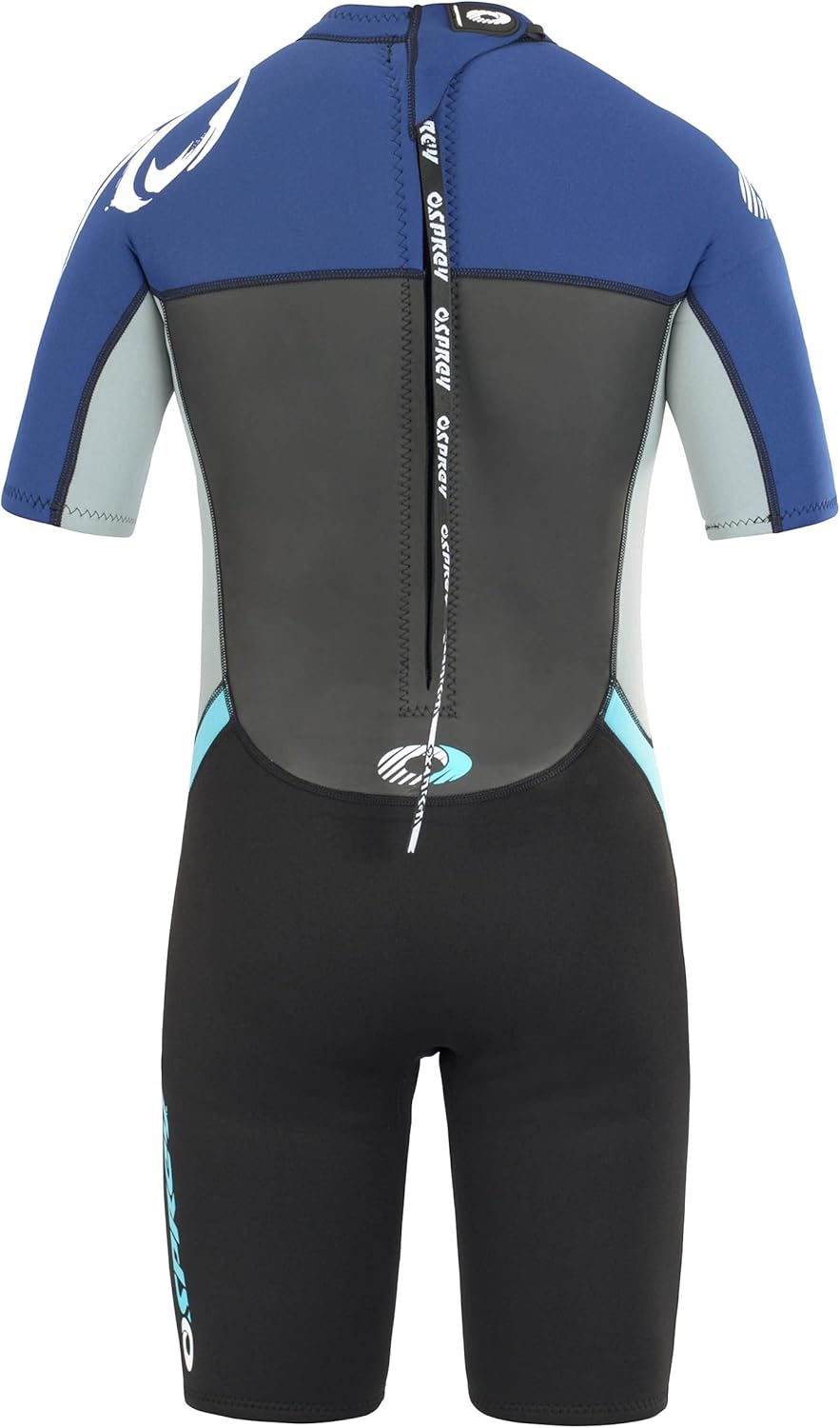 Osprey Men's Shorty 3 mm Summer Wetsuit, Adult Short Sleeve Neoprene Surfing Diving Wetsuit, Origin, Multiple Colours