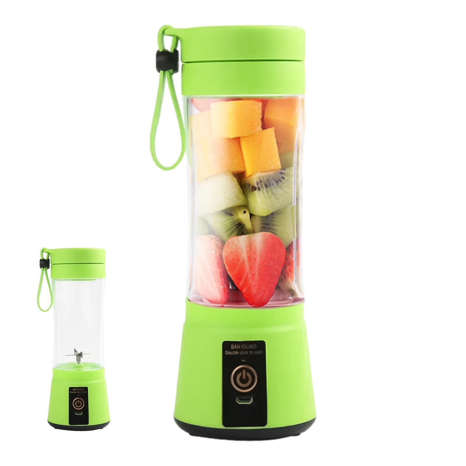 frullatore elettrico, spremiagrumi elettrico, portatile, 400 ml, spremiagrumi automatico con cordoncino, miscelatore a prova di perdite, per viaggi, casa, lavoro