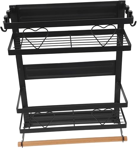 Miniatura 1 de RORPOIR Organizador de especias para nevera, soporte magnético para refrigerador, estante organizador de especias, estante colgante para