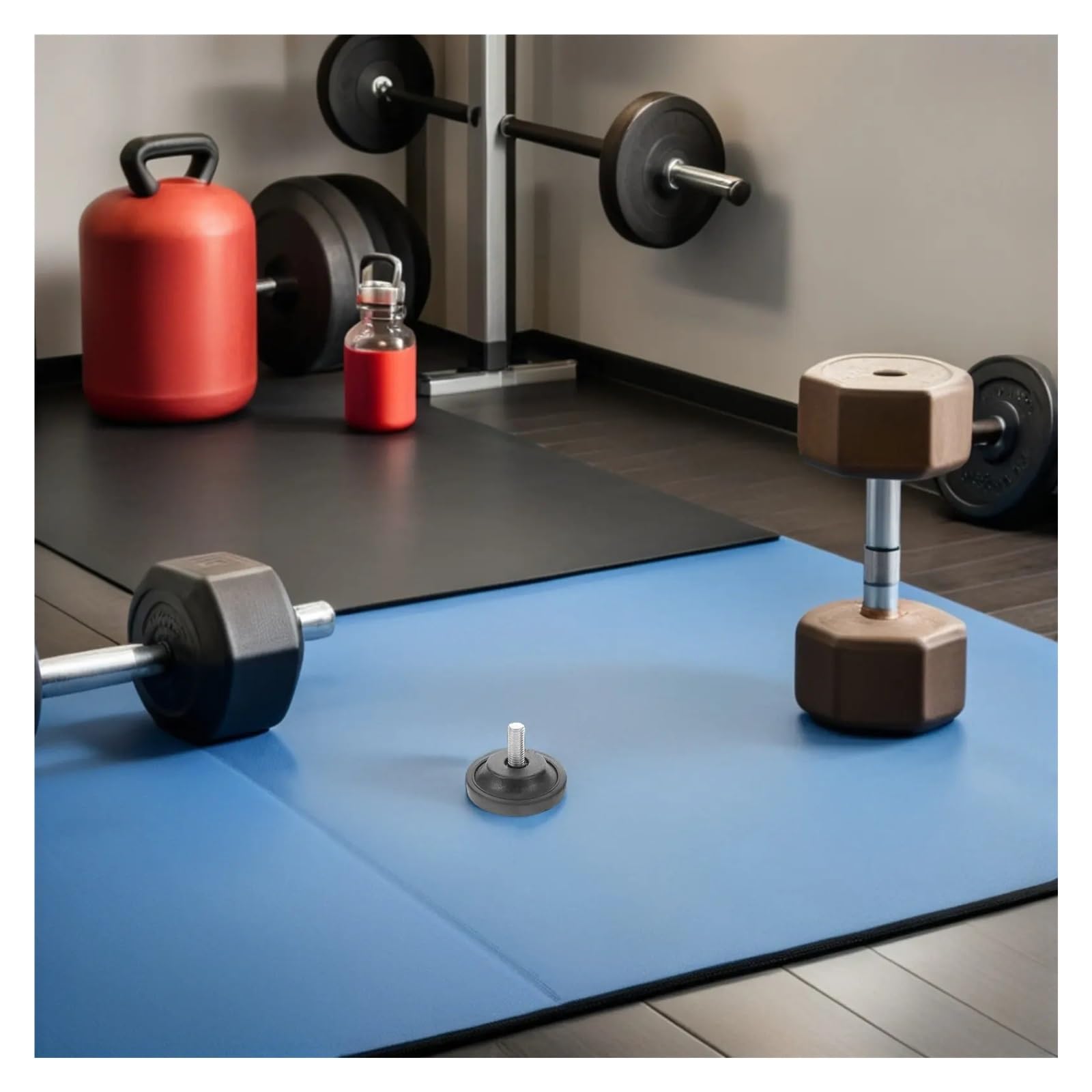 Piedini per mobili, 6 pezzi, regolabili, in gomma, anti-vibrazione, per tapis roulant, dispositivi di allenamento, divano, tavolo, sedia, rumore