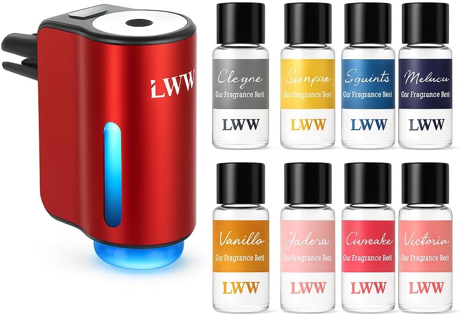 Difusor de Aromas Eléctrico para Coche LWW Recargable 3 Modos