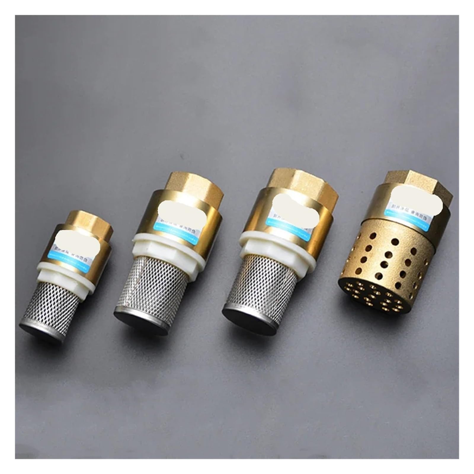 1 pezzo 1/2 "3/4" 1 "2" BSPP Valvola di ritegno in ottone con filettatura interna valvola di ritegno con filtro in acciaio DN15 DN25 DN40 for pompa dell'acqua (Size : 1 copper)