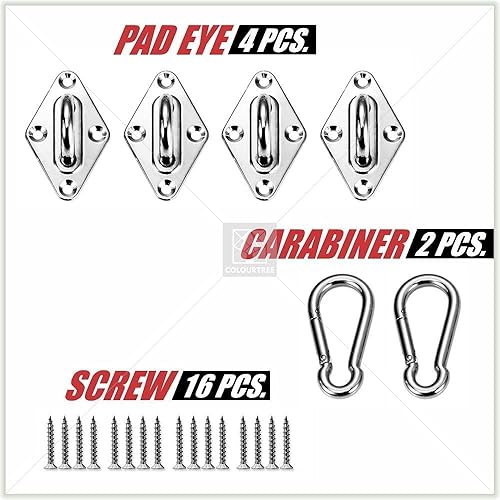 Miniatura 6 de ColourTree Parasol rectangular de 10 x 20 pies con kit de herrajes rectangulares y cuadrados (solo kits de hardware)