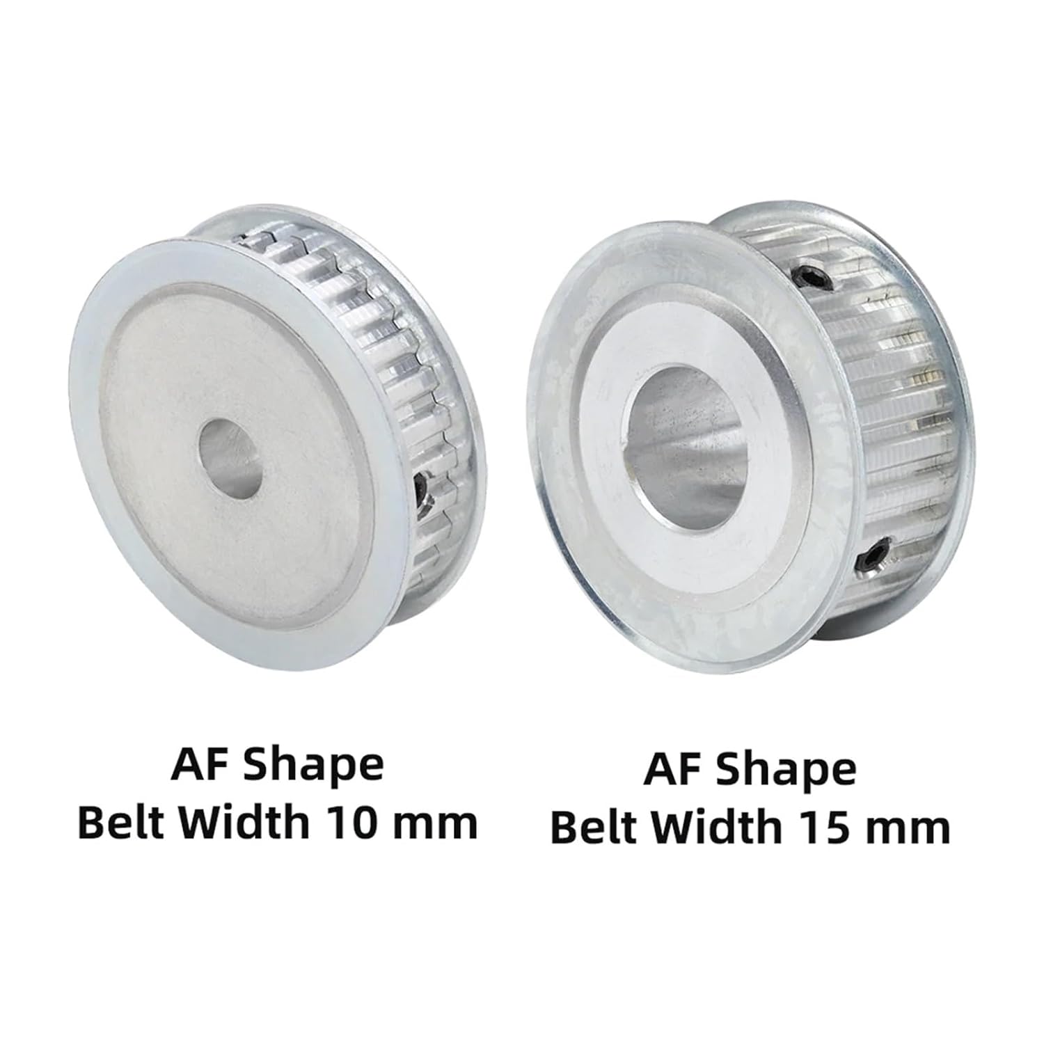 XL 42T Pulley/Pitch 5.08mm Bore 8/10/12 Mm Alloy Belt AF Shape Match with Width 10/15 Timing 42 Teeth(17X5X2.3 mm,10mm)
