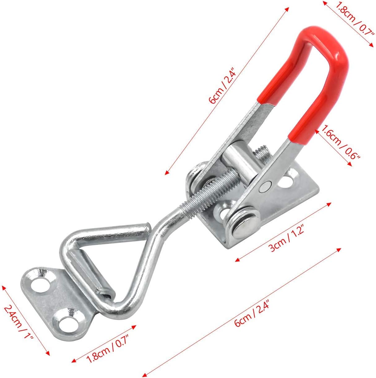 70% оƒƒ Evеrуthіng 6 Pack Adjustable Toggle Latch Clamp 4001, 330 Lbs 150Kg Holding Capacity, 4001 Heavy Duty Quick Release Pull Latch Toggle Clamp