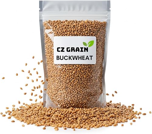 Semillas de trigo sarraceno para plantar cultivo de cobertura, grano, pasto de abejas, polinizador, semillas de vida silvestre (8 libras)