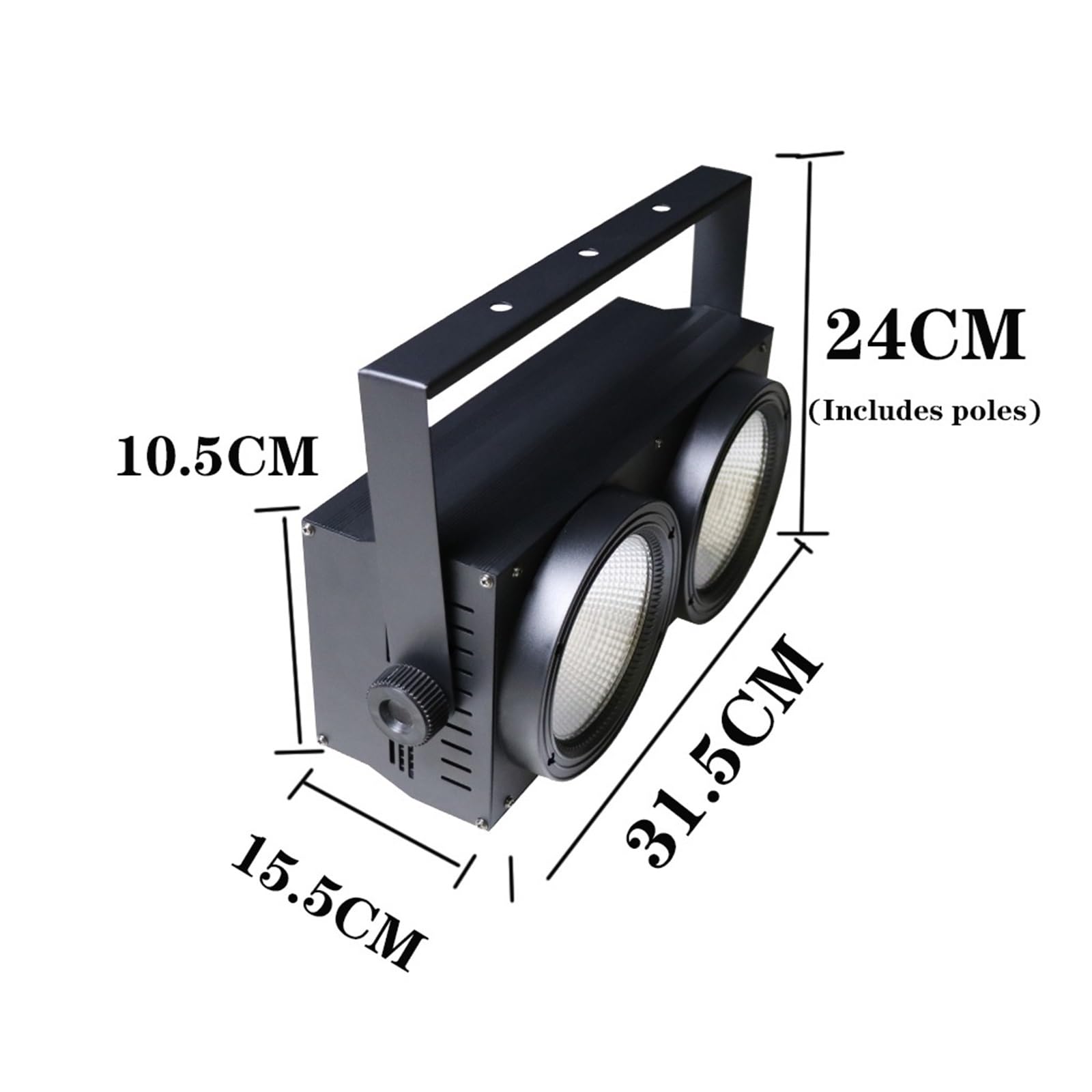 220W LED 2IN1 COB Cool Warm White Lighting, 2X100W Flood Blinder Wedding Party Bar DMX Stage Disco Występ na żywo