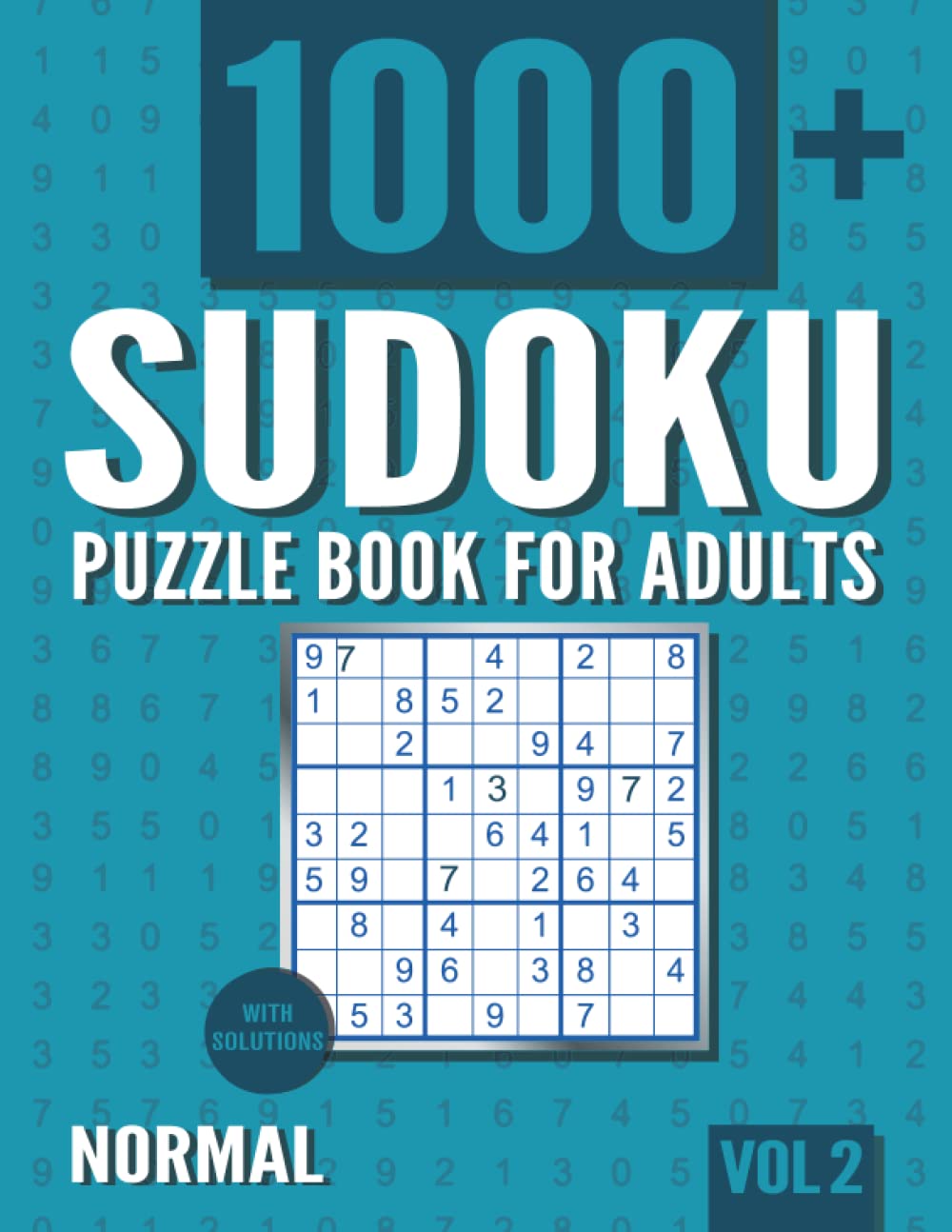 Sudoku Puzzle Book for Adults: 1000+ Normal Sudoku Puzzles with Solutions - Vol. 2