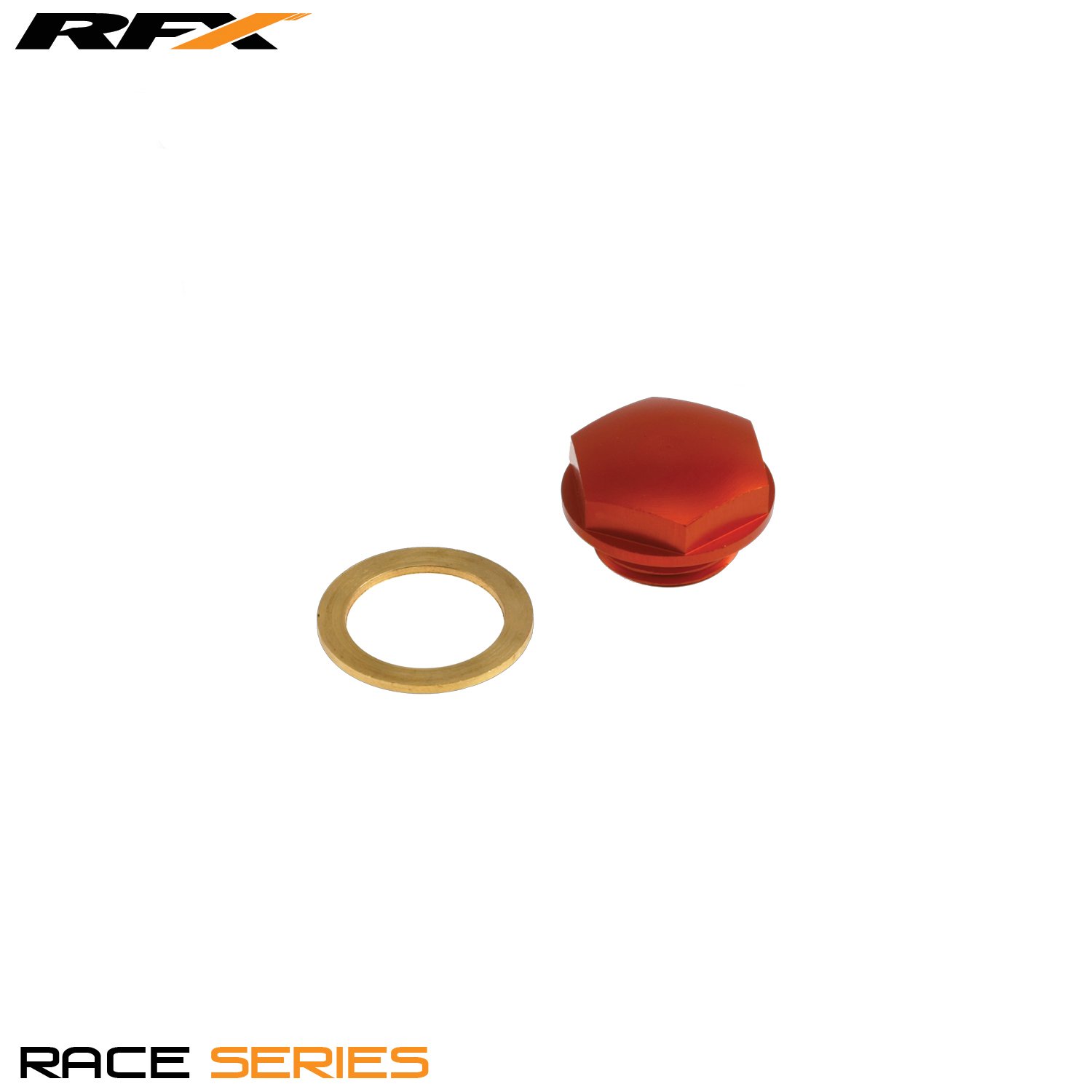 Tapón de aceite para competir con KTM SX65, modelo RFX carrera en naranja 2