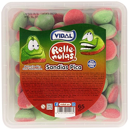Vidal - Rellenolas Sandas Pica - Caramelo de goma - 65 caramelos