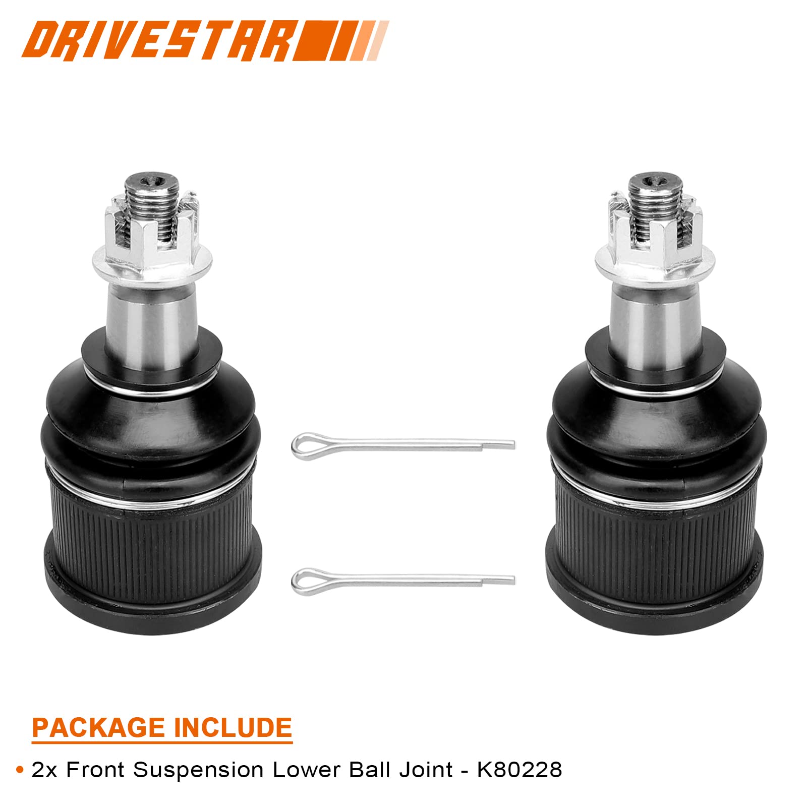 DRIVESTAR K80228 2PCS Front Suspension Lower Ball Joints