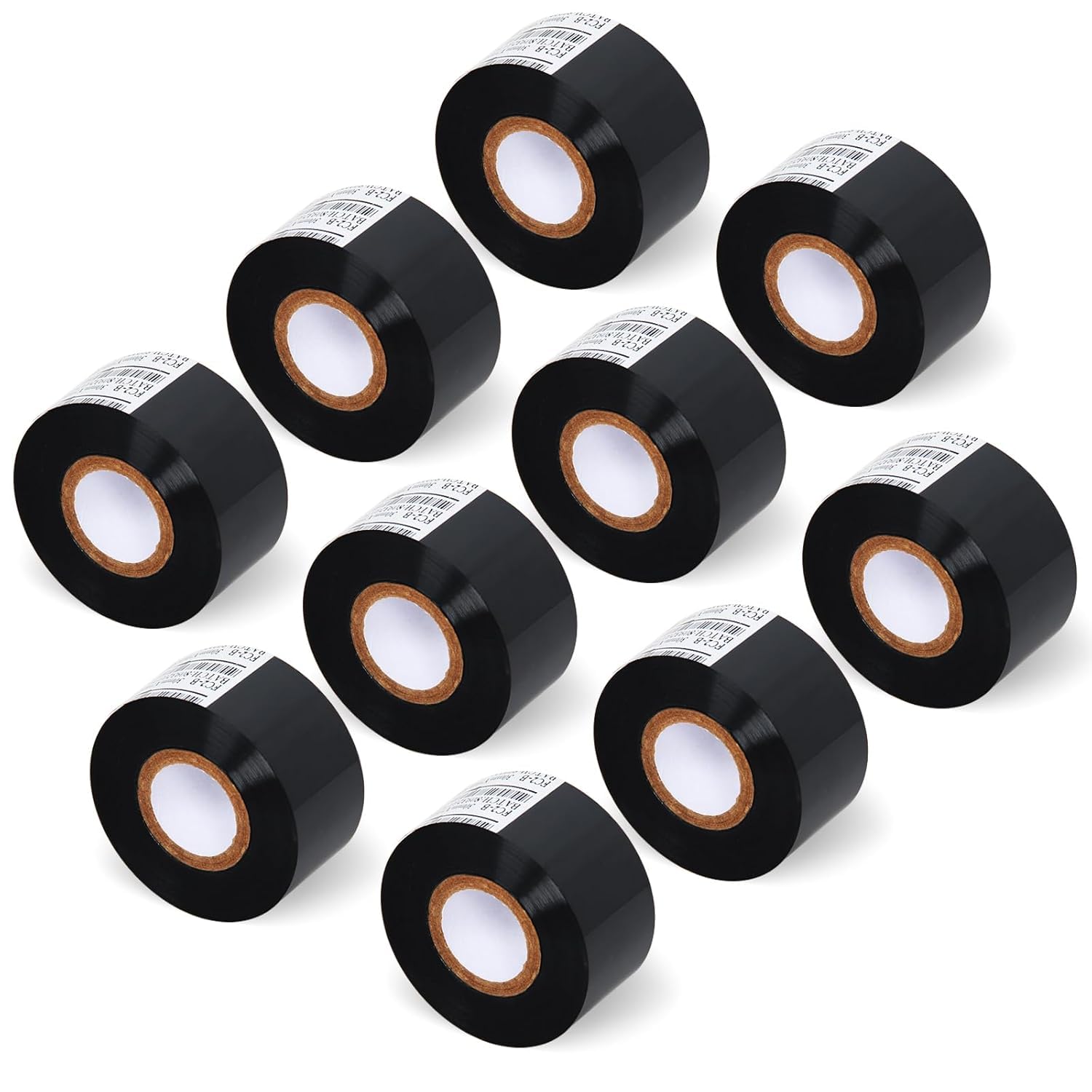 UNIVERSAL SEAL, 30mm X 100 mtr Expiry Batch Printing Machine date coder batch coding machine hot stamping ribbon stamp coding foil black (pack-10pcs)