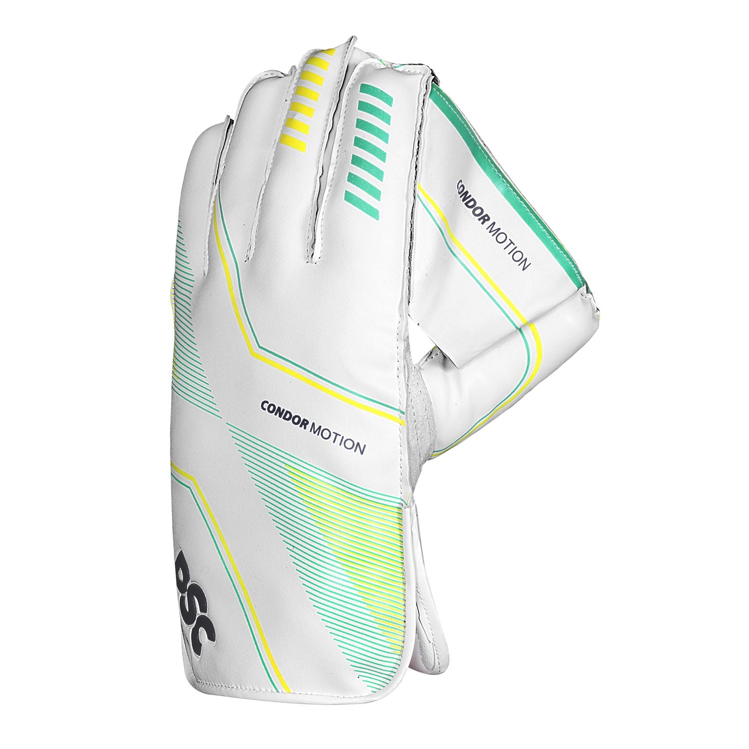 DSC Condor Motion Leather Wicket Keeping Gloves Youth (Flouro Yellow Orange)