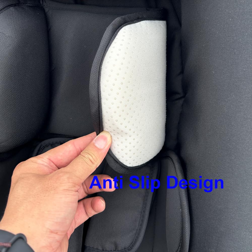 Cuscino di supporto per la testa e il corpo, compatibile con seggiolino auto e passeggino Doona, spessore regolabile, tessuto a rete traspirante delicato sulla pelle