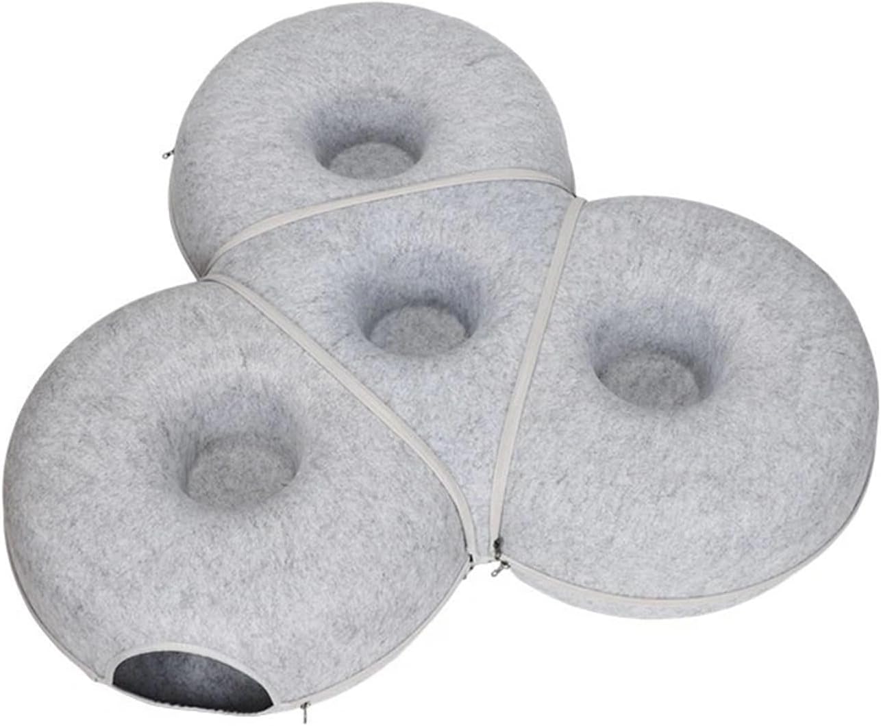 Capacious Multiple Puss Tunnel Bed Constructed of Artificial Perceived Providing Comfort and Warmth Suitable Everyone Periods Permanent Bed