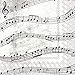 Boston International Ihr 20-Count 3-Ply Tovaglioli di Carta per Bevande, Note Musicali