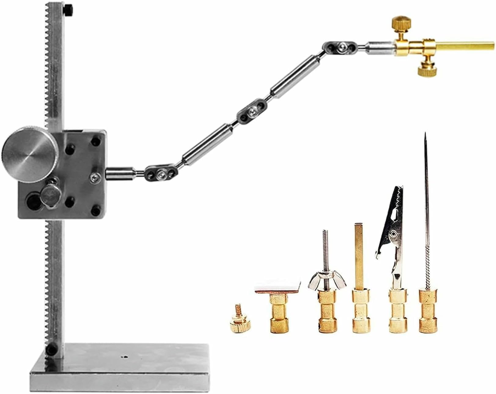 Kits d'armature Stop Motion en acier inoxydable poli avec fixations articulées