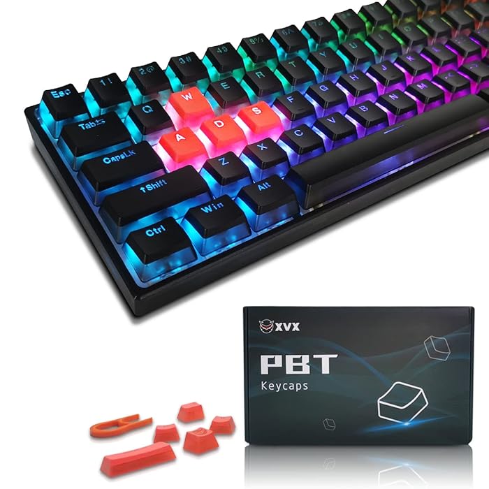 Buy XVX Pudding Keycaps PBT Keycaps,165 Key Set Double Shot PBT