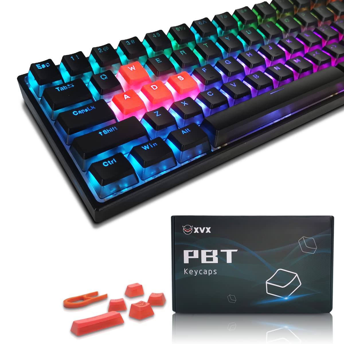 Buy XVX Pudding Keycaps PBT Keycaps,165 Key Set Double Shot PBT